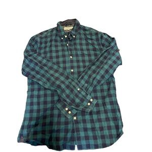 Express checkered button down